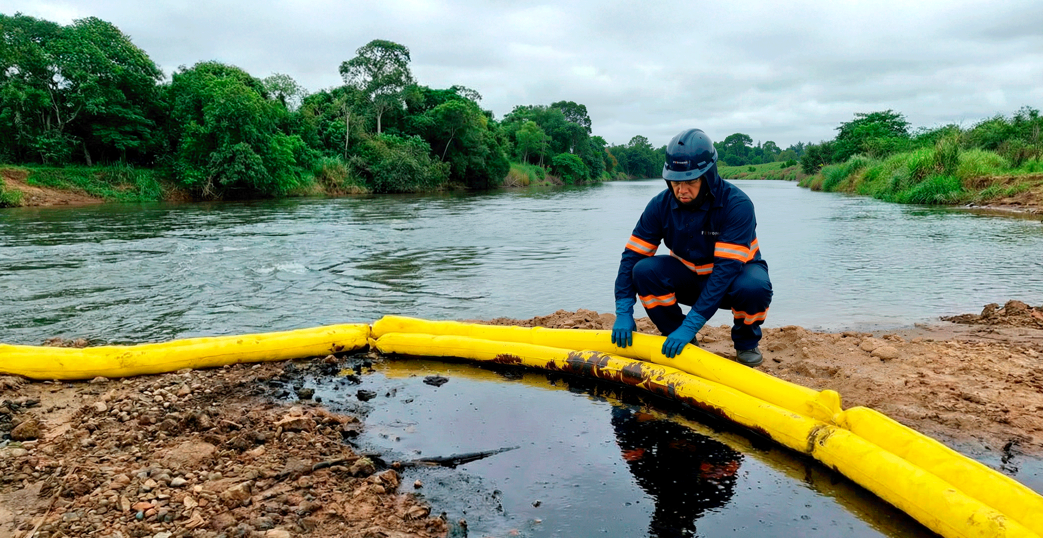 Equipe de emergência ambiental